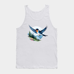 Swallow Bird Tank Top